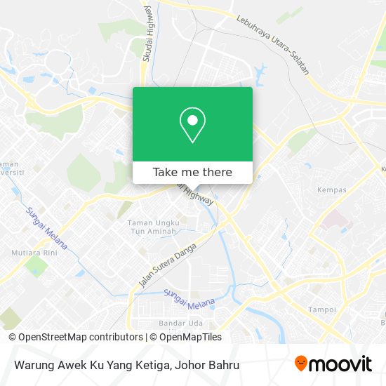 Warung Awek Ku Yang Ketiga map