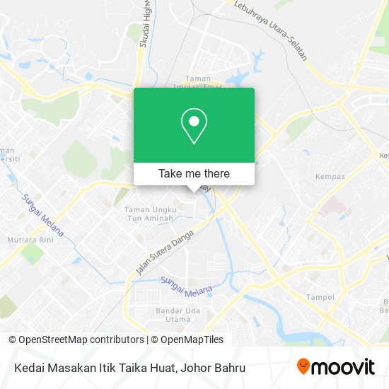 Kedai Masakan Itik Taika Huat map