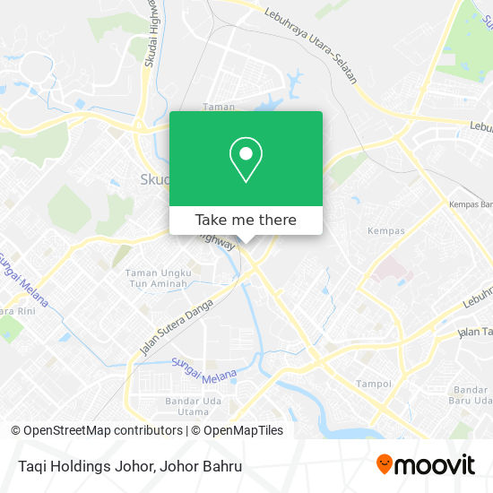 Taqi Holdings Johor map