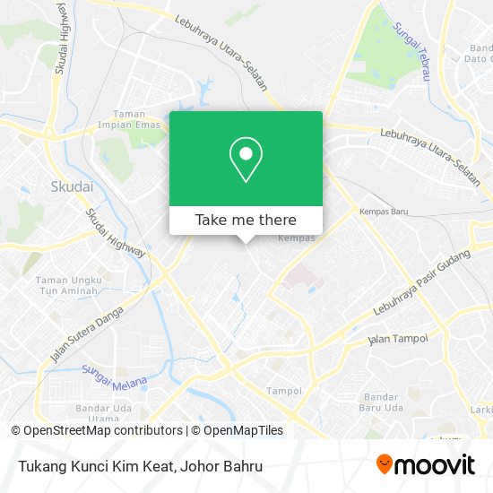 Tukang Kunci Kim Keat map