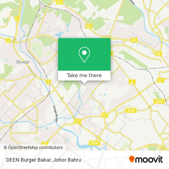 DEEN Burger Bakar map