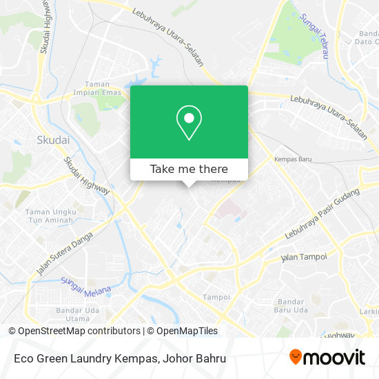 Eco Green Laundry Kempas map