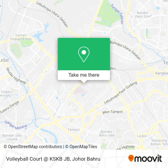 Volleyball Court @ KSKB JB map