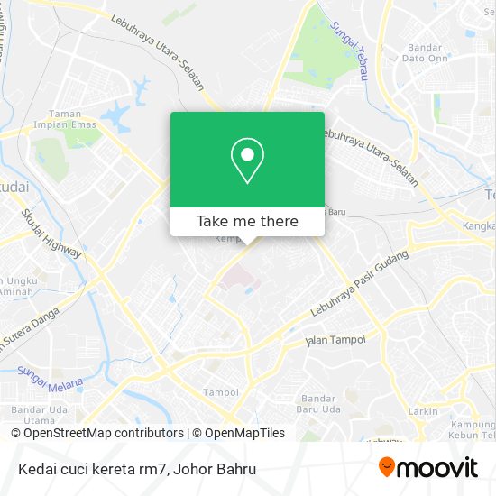 Kedai cuci kereta rm7 map