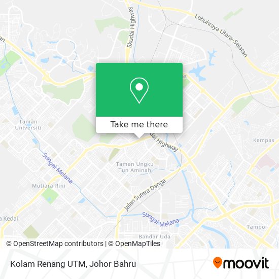 Kolam Renang UTM map