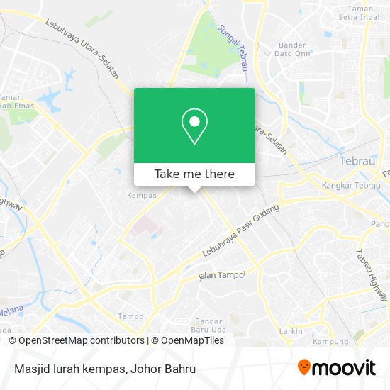 Masjid lurah kempas map