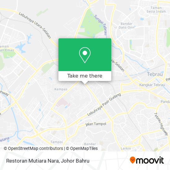 Restoran Mutiara Nara map