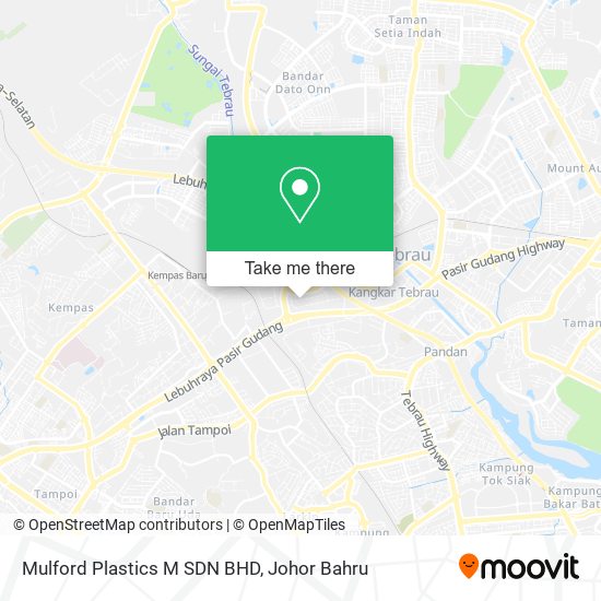 Mulford Plastics M SDN BHD map