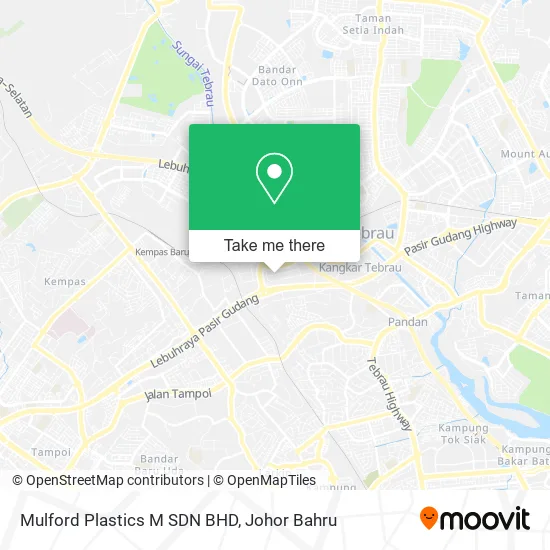 Mulford Plastics M SDN BHD map