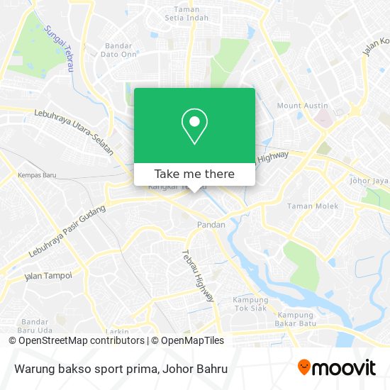 Warung bakso sport prima map