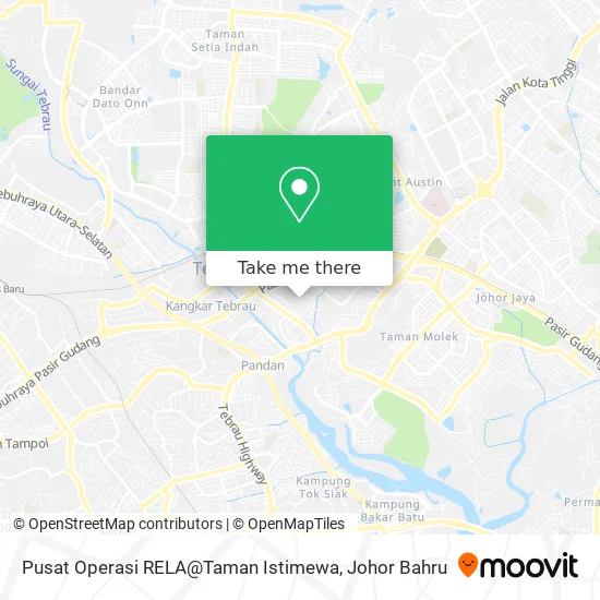 Pusat Operasi RELA@Taman Istimewa map