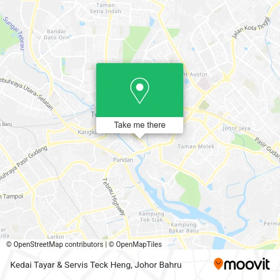 Kedai Tayar & Servis Teck Heng map