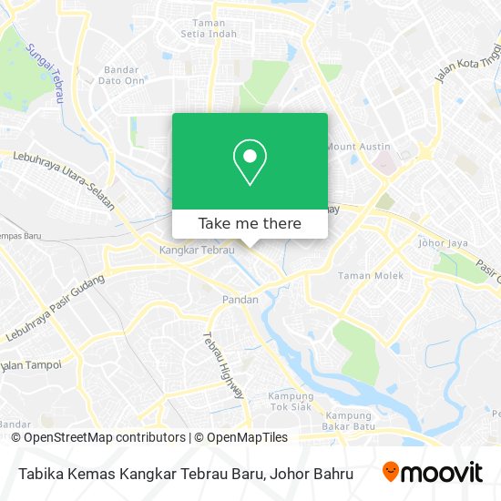 Tabika Kemas Kangkar Tebrau Baru map