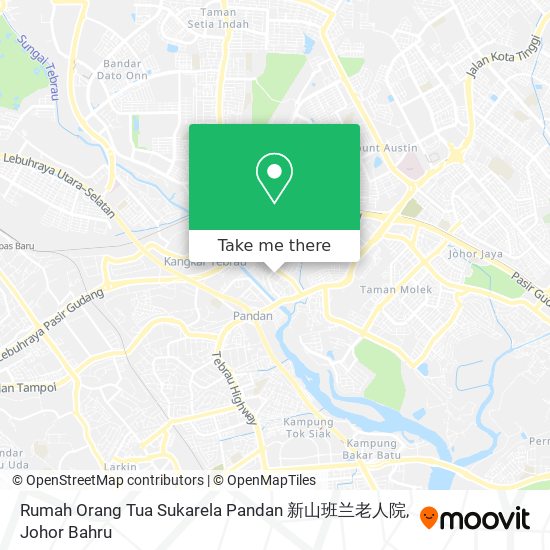 Rumah Orang Tua Sukarela Pandan 新山班兰老人院 map