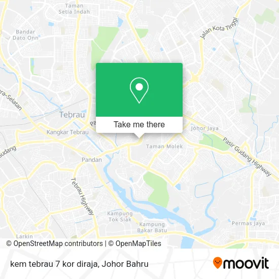 kem tebrau 7 kor diraja map