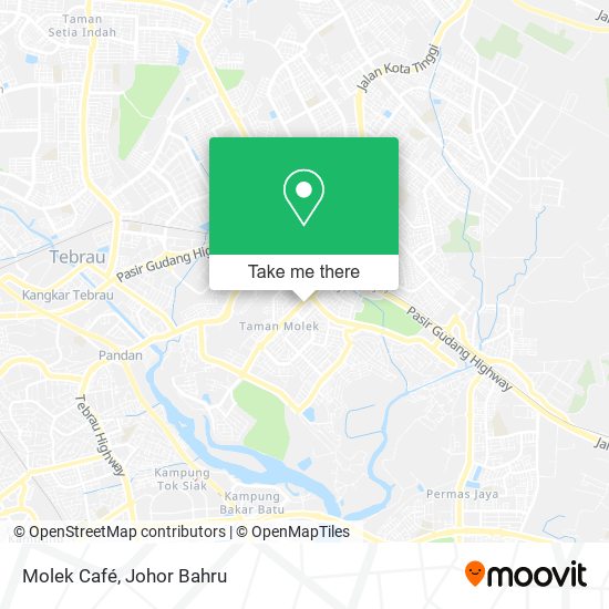Molek Café map