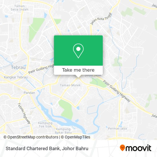 Standard Chartered Bank map