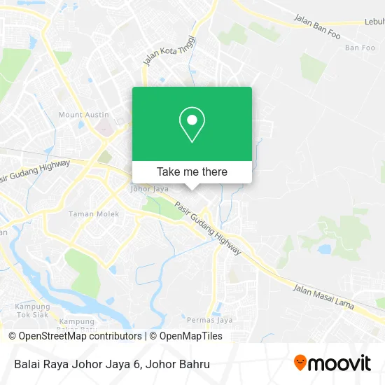 Balai Raya Johor Jaya 6 map