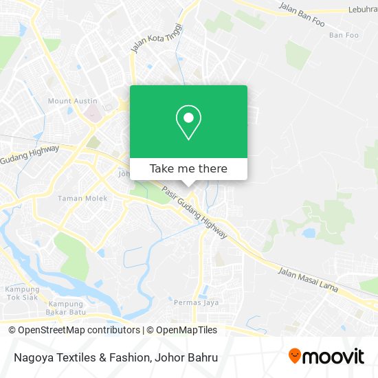 Nagoya Textiles & Fashion map