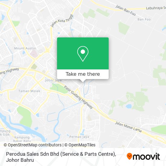 How To Get To Perodua Sales Sdn Bhd Service Parts Centre In Johor Baharu By Bus