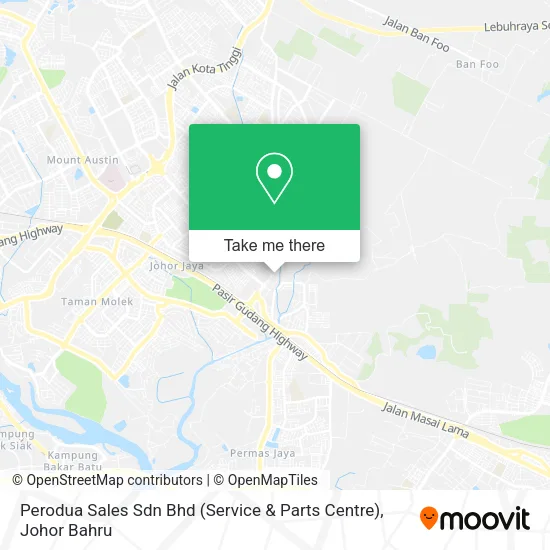 Perodua Sales Sdn Bhd (Service & Parts Centre) map