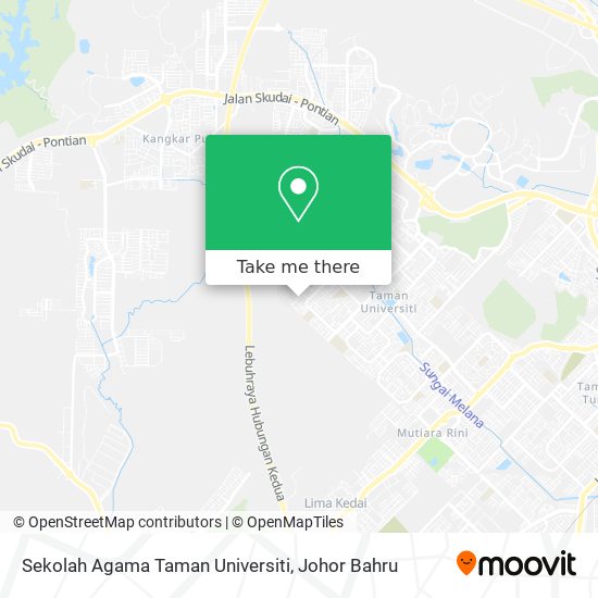 Sekolah Agama Taman Universiti map