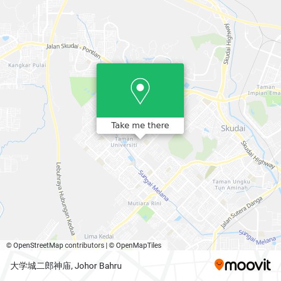 大学城二郎神庙 map