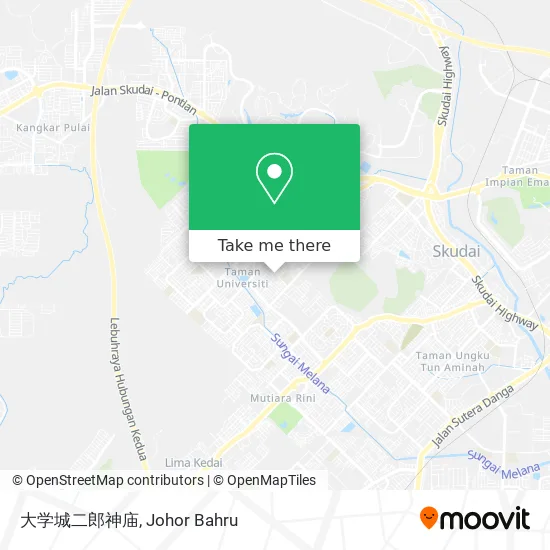 大学城二郎神庙 map
