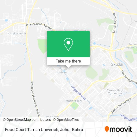 Food Court Taman Universiti map