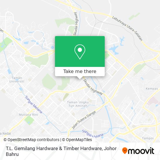 T.L. Gemilang Hardware & Timber Hardware map