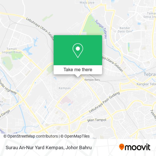 Surau An-Nur Yard Kempas map