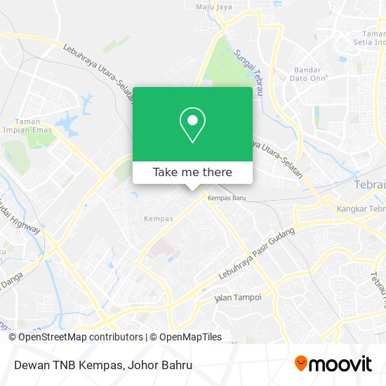 Dewan TNB Kempas map