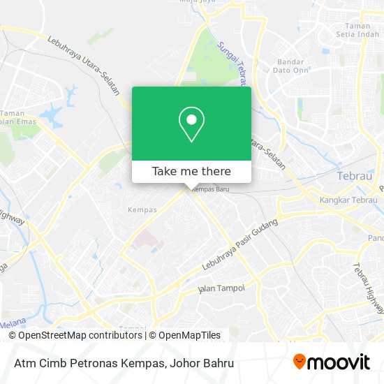Atm Cimb Petronas Kempas map
