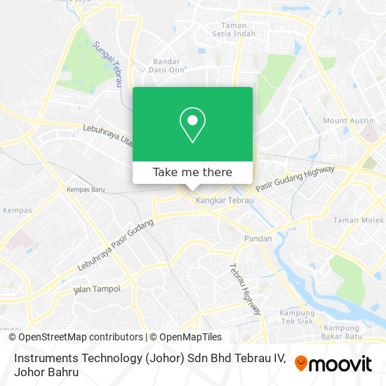 Instruments Technology (Johor) Sdn Bhd Tebrau IV map