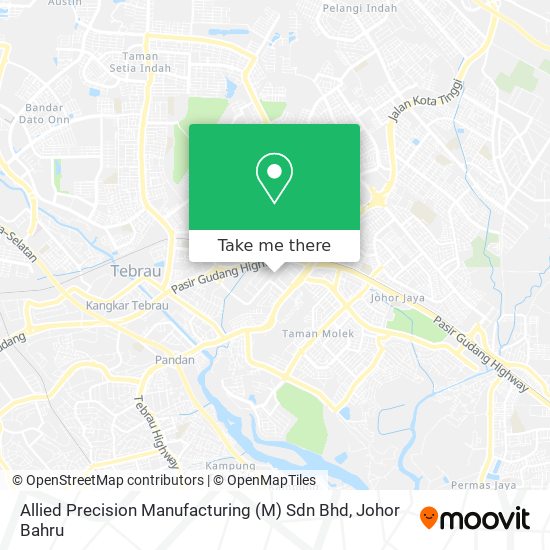 Allied Precision Manufacturing (M) Sdn Bhd map