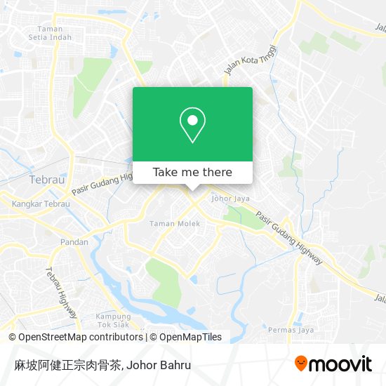 麻坡阿健正宗肉骨茶 map
