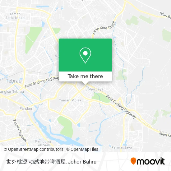 世外桃源 动感地带啤酒屋 map