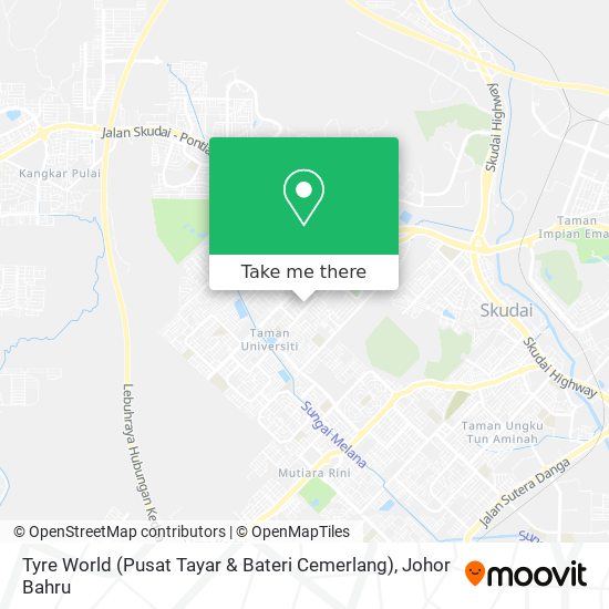 Tyre World (Pusat Tayar & Bateri Cemerlang) map