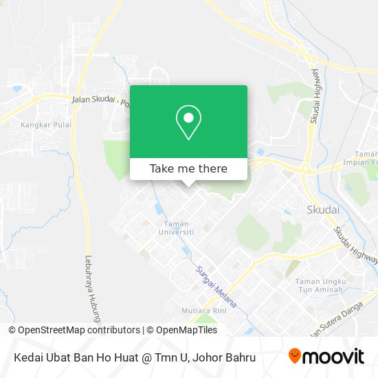 Kedai Ubat Ban Ho Huat @ Tmn U map