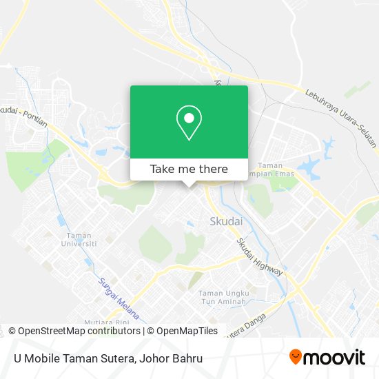 U Mobile Taman Sutera map