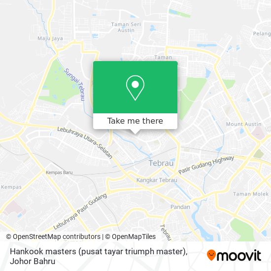 Hankook masters (pusat tayar triumph master) map