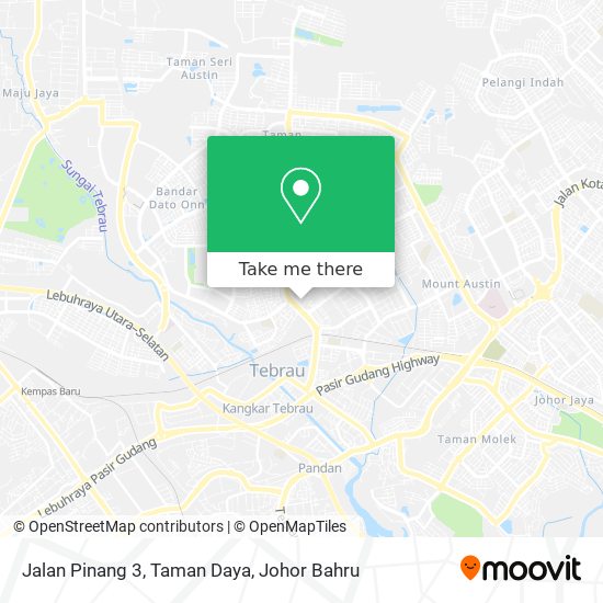 Jalan Pinang 3, Taman Daya map