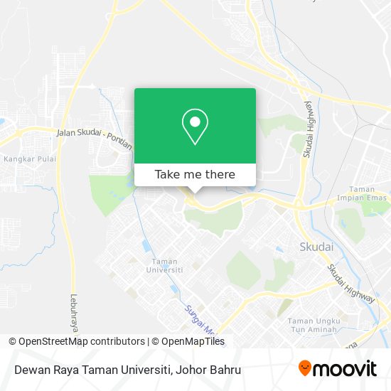 Dewan Raya Taman Universiti map