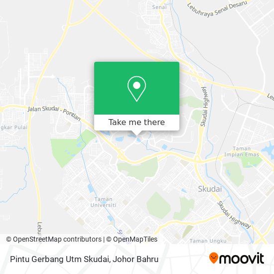 Pintu Gerbang Utm Skudai map