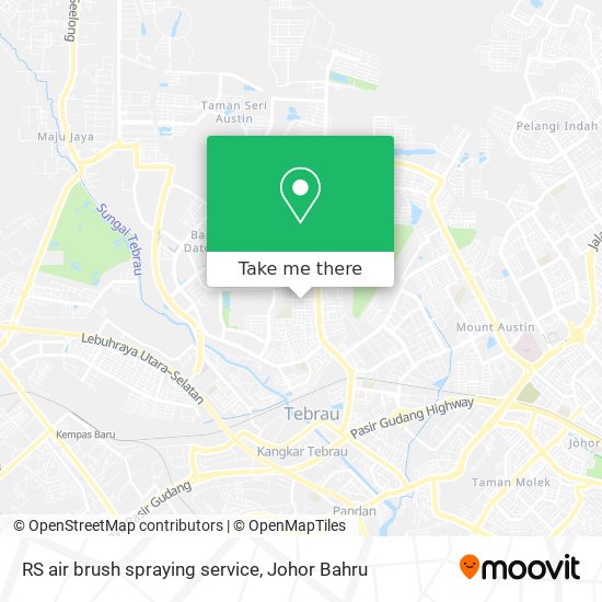RS air brush spraying service map
