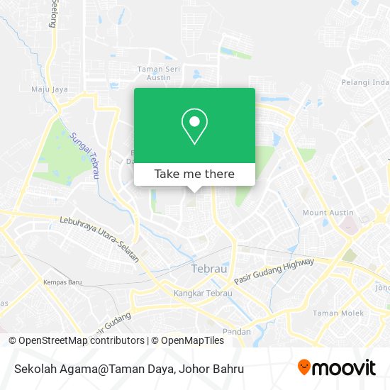 Sekolah Agama@Taman Daya map