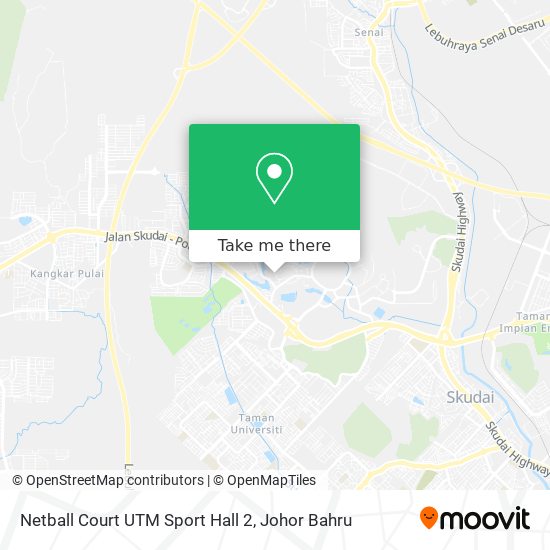 Netball Court UTM Sport Hall 2 map