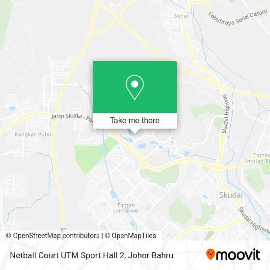 Netball Court UTM Sport Hall 2 map