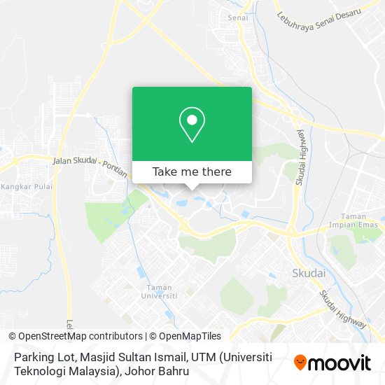 Parking Lot, Masjid Sultan Ismail, UTM (Universiti Teknologi Malaysia) map