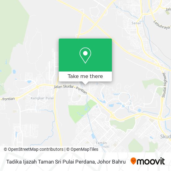 Tadika Ijazah Taman Sri Pulai Perdana map